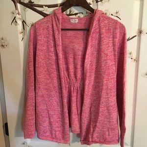 Circo - Girls heathered cardigan with hoodie